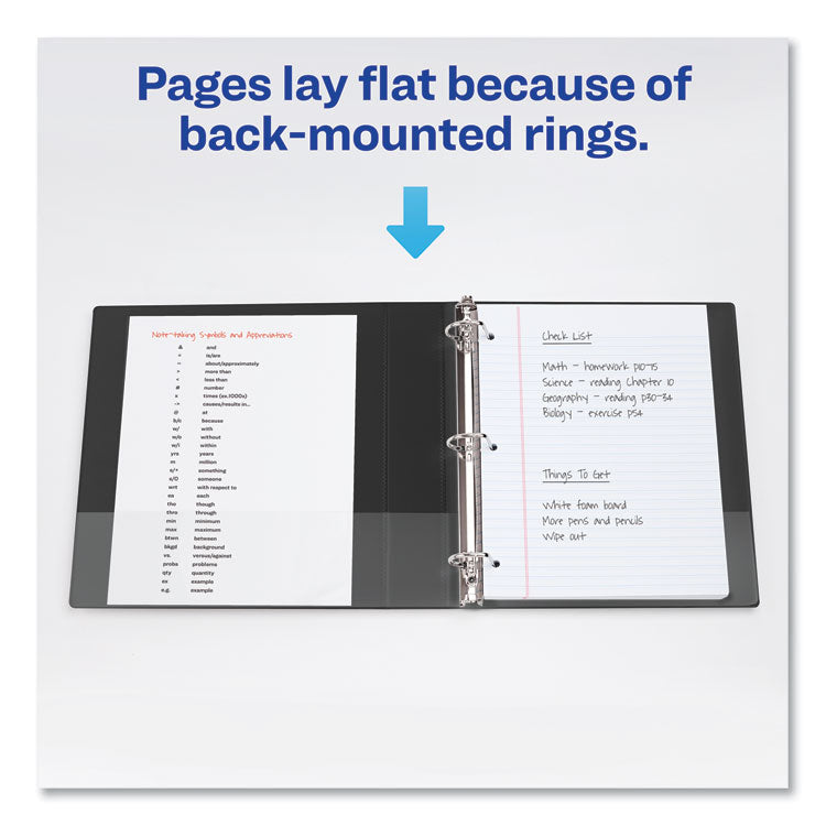 Durable Non-View Binder With Durahinge And Slant Rings, 3 Rings, 1.5" Capacity, 11 X 8.5, Green
