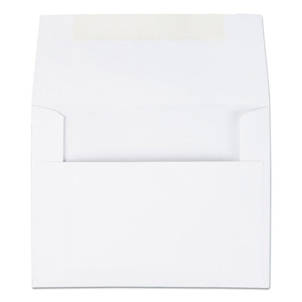 Greeting Card/invitation Envelope, A-2, Square Flap, Gummed Closure, 4.38 X 5.75, White, 100/box