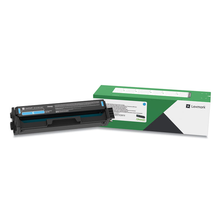 C341xc0 Return Program Extra High-Yield Toner, 4,500 Page-Yield, Cyan