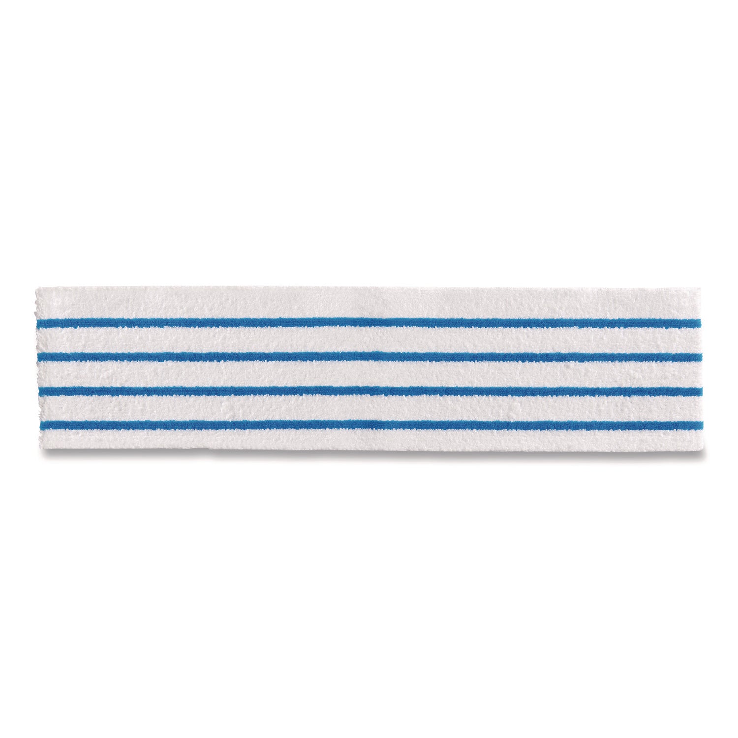 Disposable Microfiber Pad, 4.75 x 19, White/Blue Stripes, 50/Pack, 3 Packs/Carton
