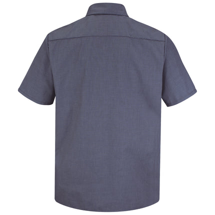Red Kap® Men's Short Sleeve Microcheck Uniform Shirt / SP20EX