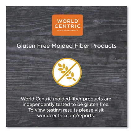 Fiber Trays, 9.1 x 7.1 x 0.7, Natural, Paper, 500/Carton