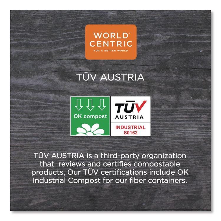 Fiber Trays, PLA Lined, PFAS Free, 8.3 x 4.9 x 0.7, Natural, Paper, 500/Carton