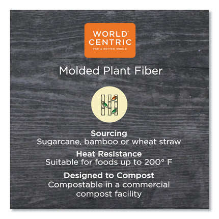 Fiber Trays, 9.1 x 7.1 x 0.7, Natural, Paper, 500/Carton