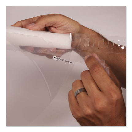 Disposable Face Shield, 13 x 10, Clear, 100/Carton