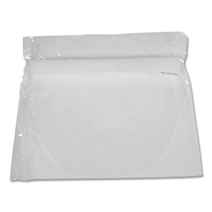 Disposable Face Shield, 13 x 10, Clear, 100/Carton