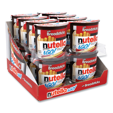 Hazelnut Spread and Breadsticks, 1.8 oz Single-Serve Tub, 16/Pack