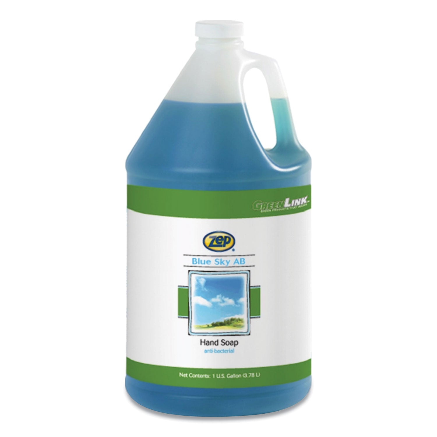 Blue Sky AB Antibacterial Foam Hand Soap Refill, Clean Open Air Scent, 1 gal, 4/Carton