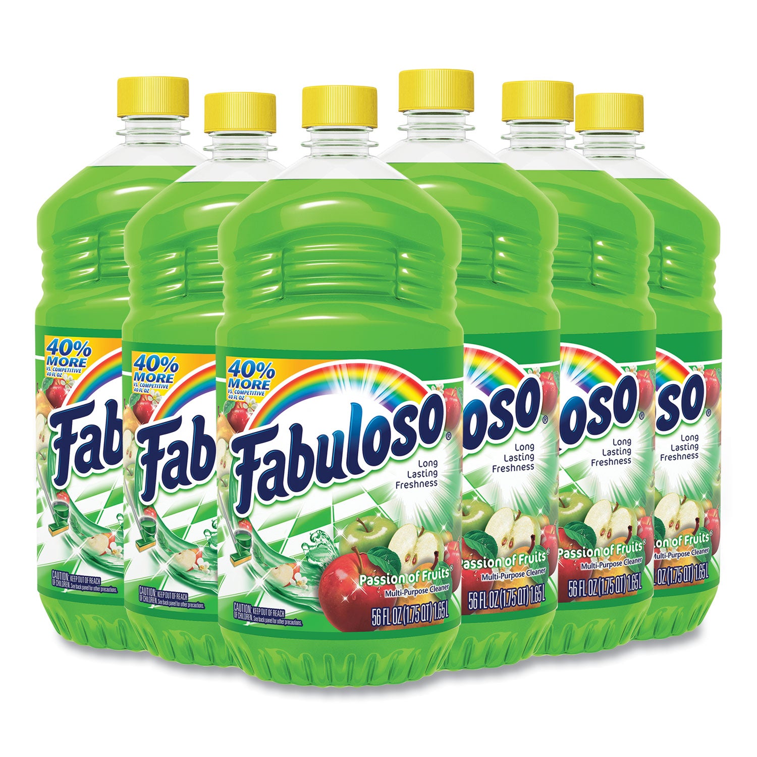 Multi-Use Cleaner, Passion Fruit Scent, 56 Oz, Bottle, 6/carton