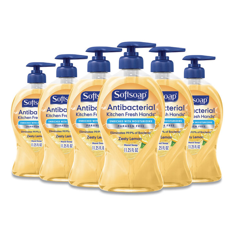 Antibacterial Hand Soap, Citrus Scent, 11.25 oz, 6/Carton