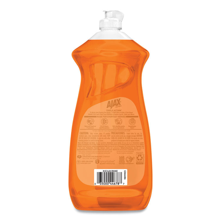 Dish Detergent, Liquid, Orange Scent, 28 Oz Bottle, 9/carton