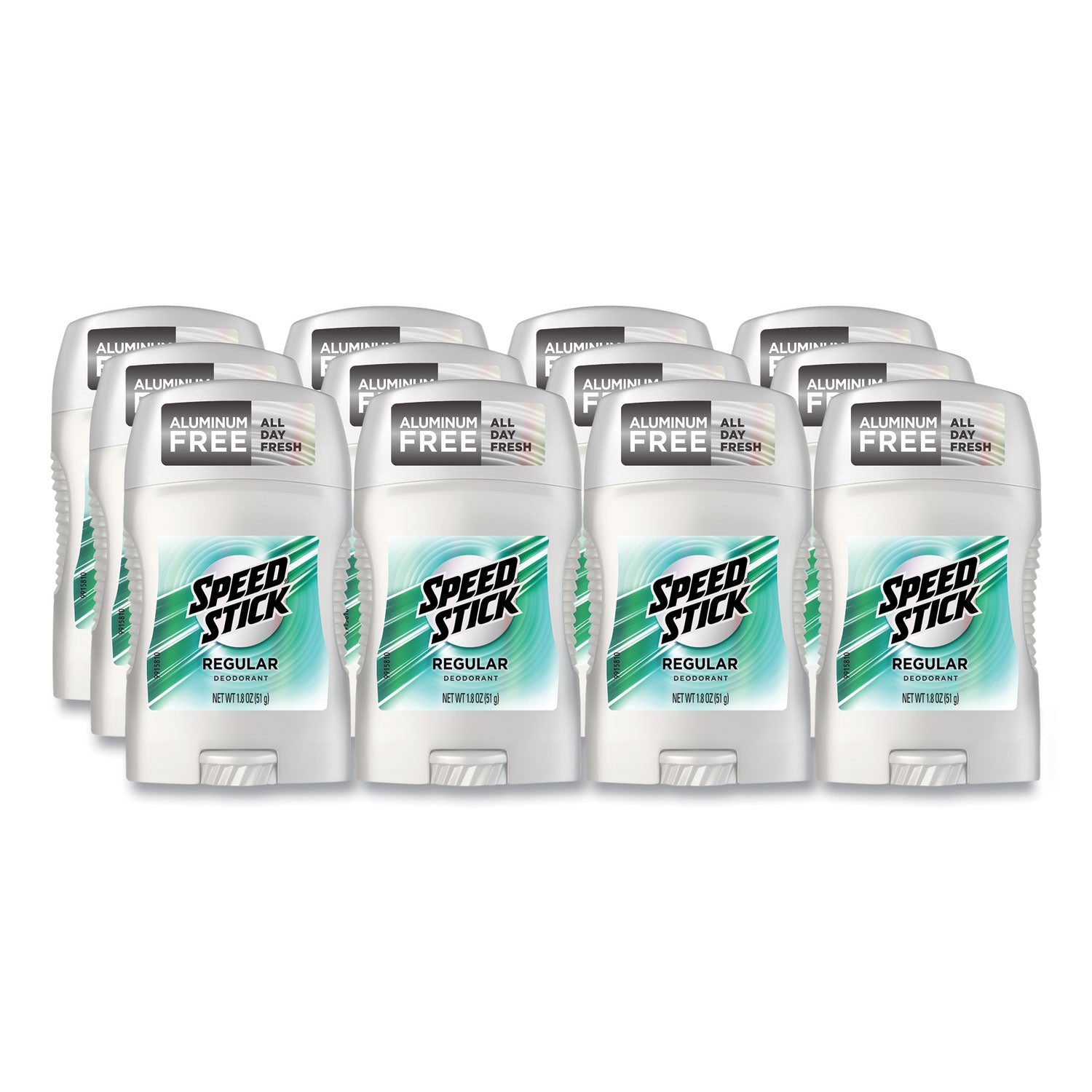 Deodorant, Regular Scent, 1.8 Oz, White, 12/carton