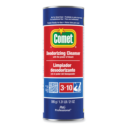 Deodorizing Cleanser With Bleach, Powder, 21 Oz Canister