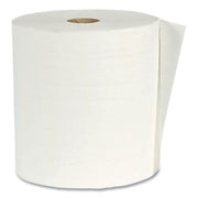 Hardwound Paper Towel Roll, Virgin Paper, 1-Ply, 7.88" X 800 Ft, White, 6/carton