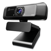 JVCU100 USB HD Webcam, 1920 pixels x 1080 pixels, 2 Mpixels, Black
