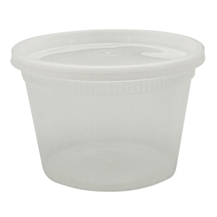 Empress Heavy Duty Deli Containers 16 oz, Clear, Combo Pack 240 / cs