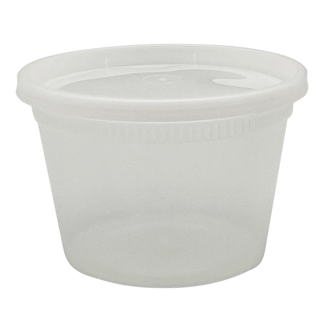 Empress Heavy Duty Deli Containers 16 oz, Clear, Combo Pack 240 / cs