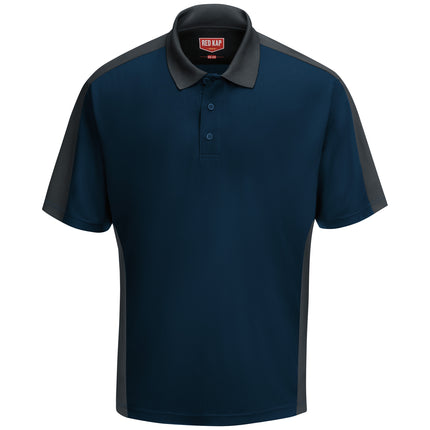 Red Kap® Men's Short Sleeve Performance Knit® Two-Tone Polo / SK54NC