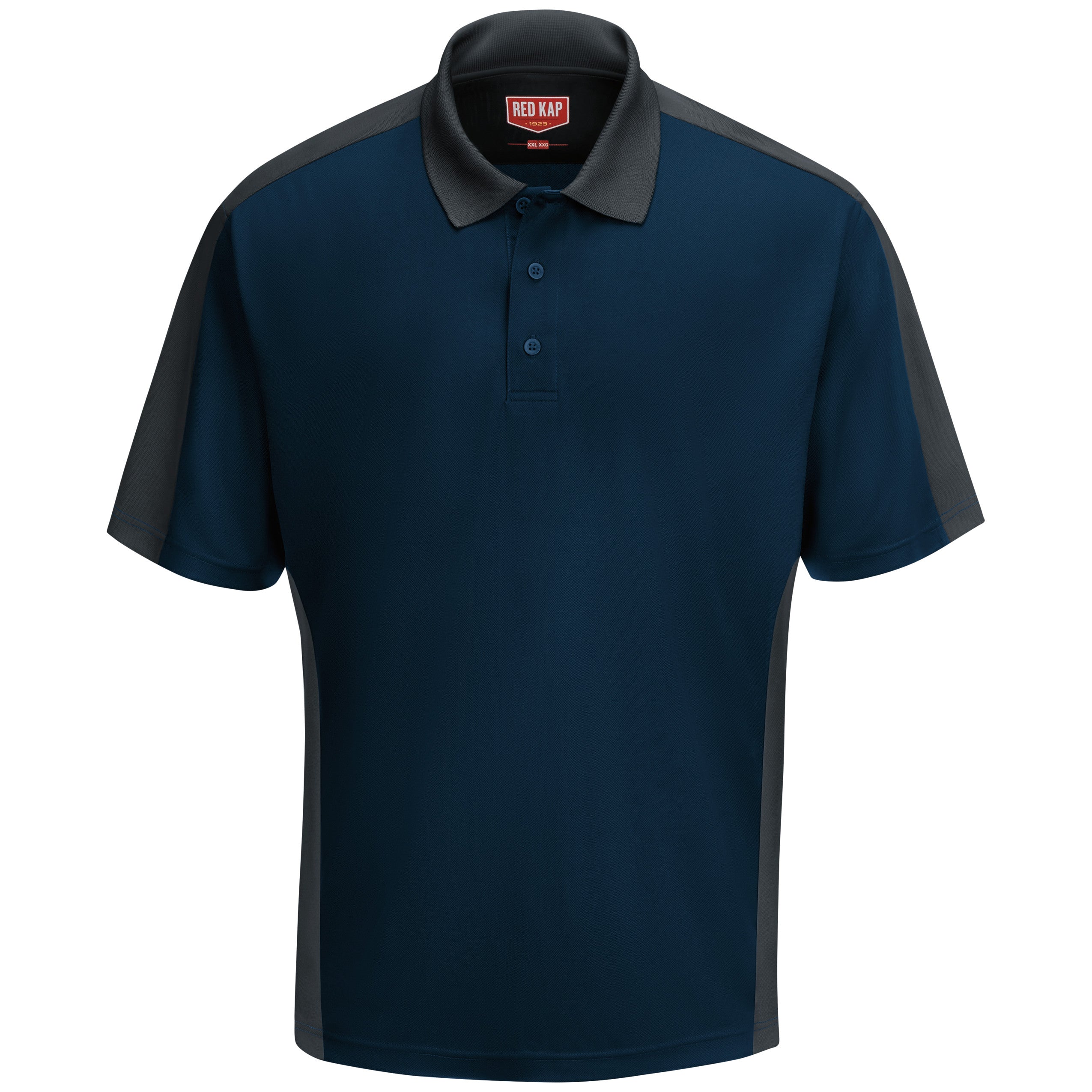 Red Kap® Men's Short Sleeve Performance Knit® Two-Tone Polo / SK54NC