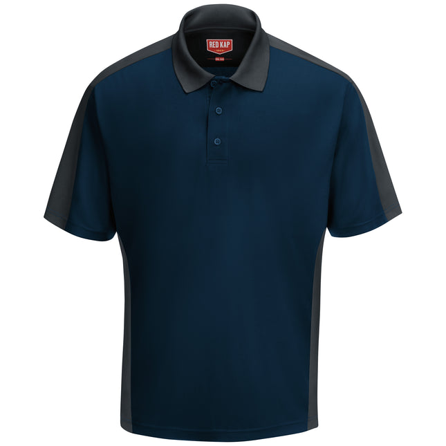 Red Kap® Men's Short Sleeve Performance Knit® Two-Tone Polo / SK54NC