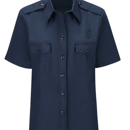 Workrite® Fire Service Women's Non-FR 100% Cotton Classic Short Sleeve Fire Chief Shirt / FCS3NV