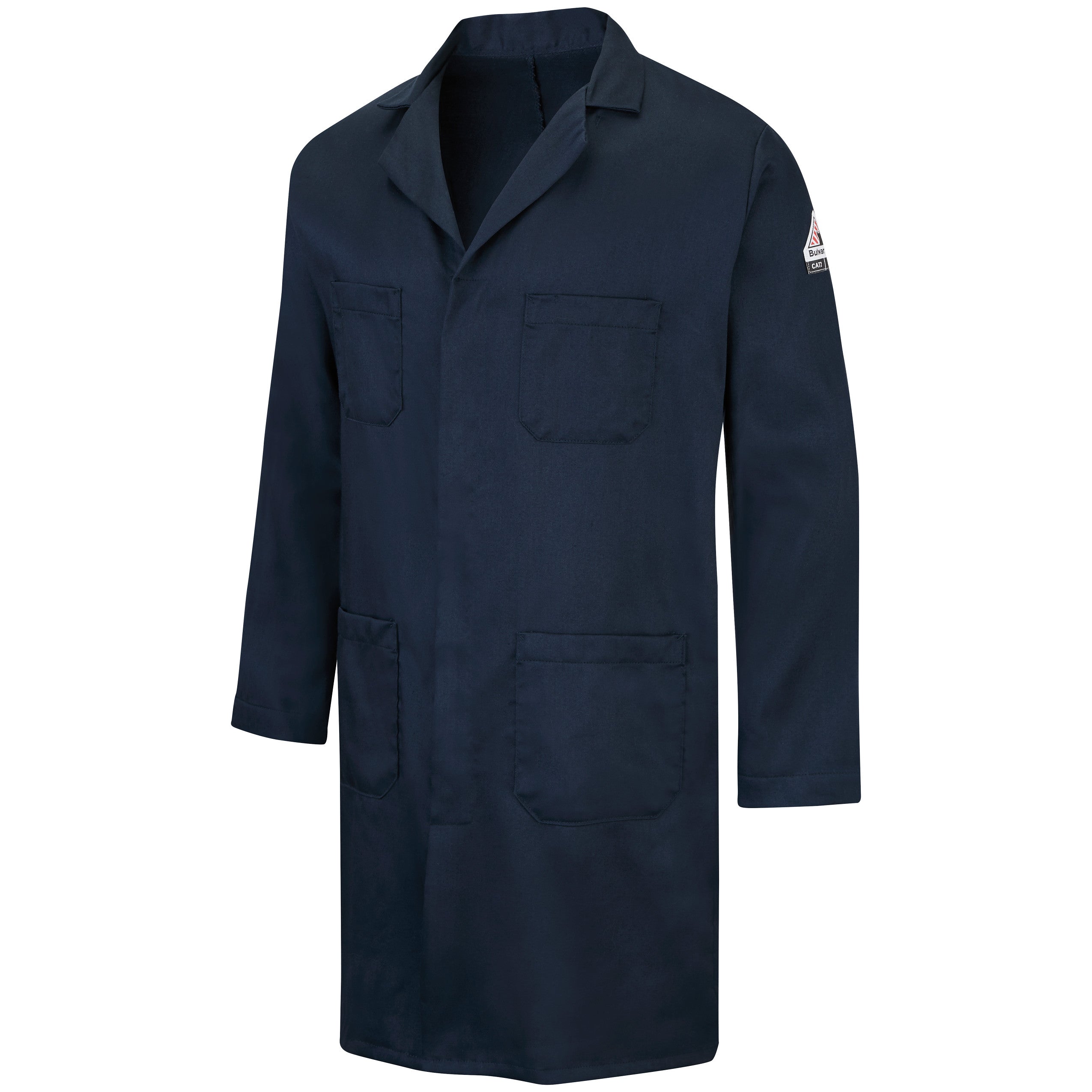 Bulwark® FR Concealed Snap-Front Lab Coat / KLL6NV