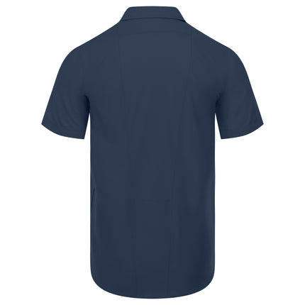 Dickies® Men's Industrial WorkTech Ventilated Short-Sleeve Work Shirt With Cooling Mesh / LS51DN