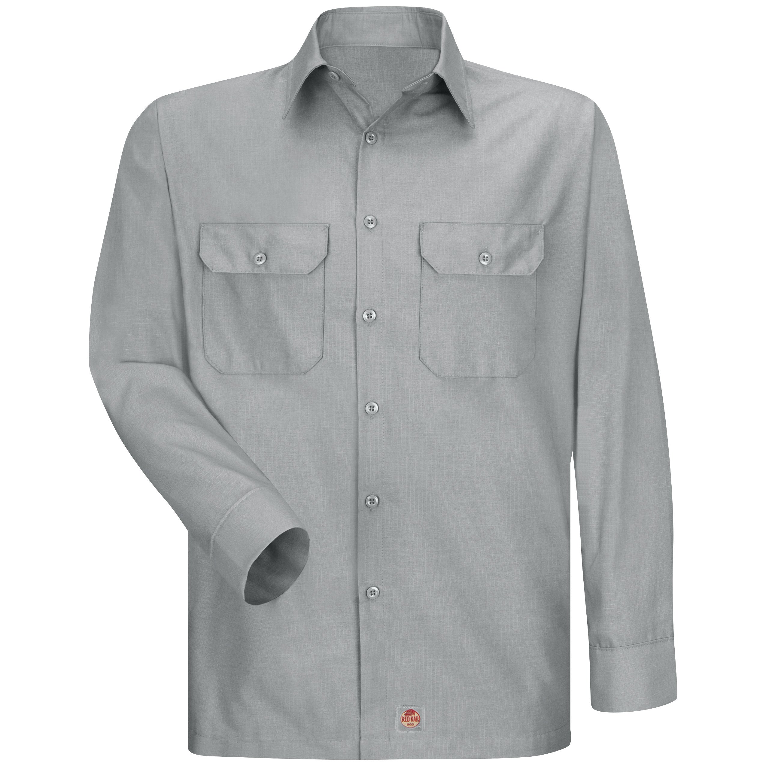 Red Kap® Men's Long Sleeve Solid Rip Stop Shirt / SY50GY