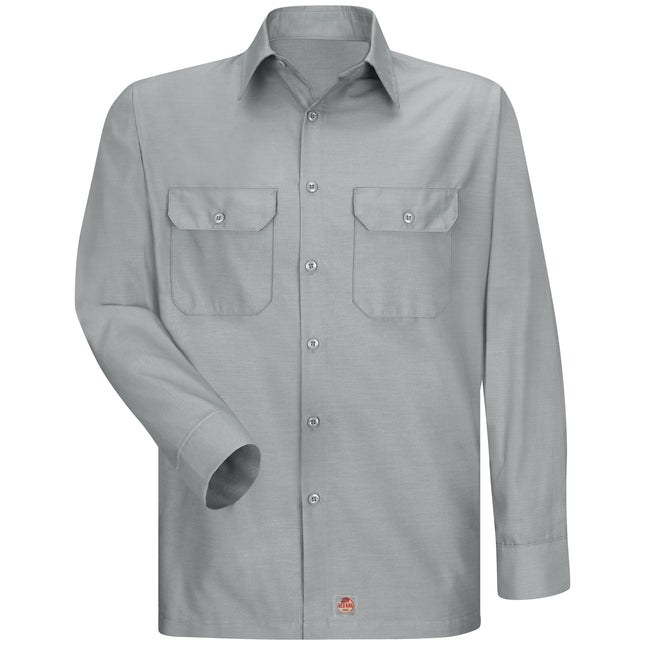 Red Kap® Men's Long Sleeve Solid Rip Stop Shirt / SY50GY
