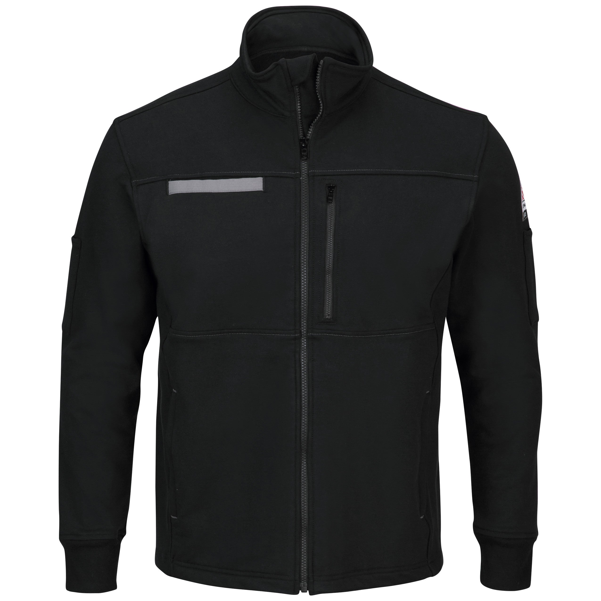 Bulwark® Men's Fleece FR Zip-Up Jacket / SEZ2BK