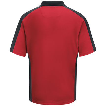 Red Kap® Men's Short Sleeve Performance Knit® Two-Tone Polo / SK54RC