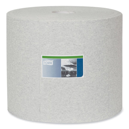 Industrial Cleaning Cloths, 1-Ply, 12.6 X 13.3, Gray, 1,050 Wipes/roll
