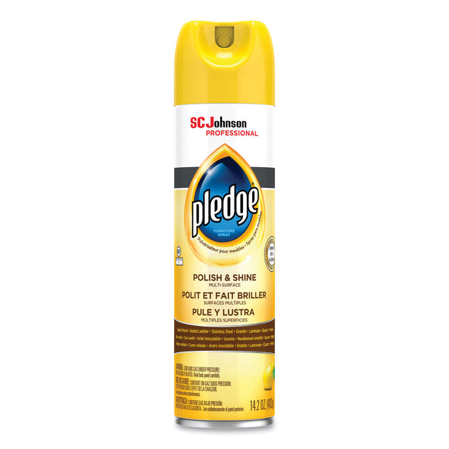 Furniture Polish, Lemon, 14.2 Oz Aerosol Spray