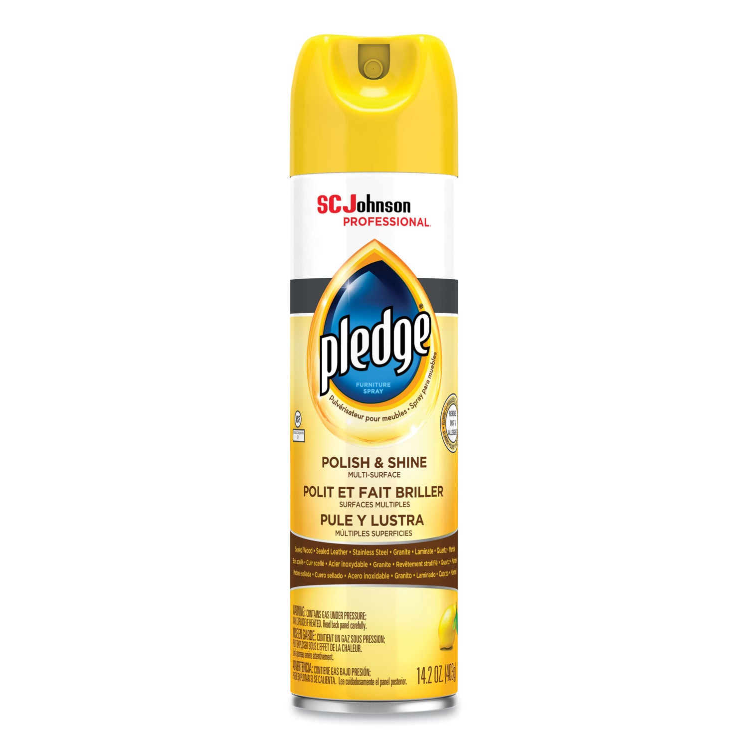 Furniture Polish, Lemon, 14.2 Oz Aerosol Spray
