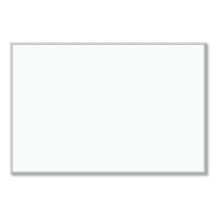 Melamine Dry Erase Board, 72" x 48" (Actual Size: 70" x 47"), White Surface, Satin Aluminum Frame