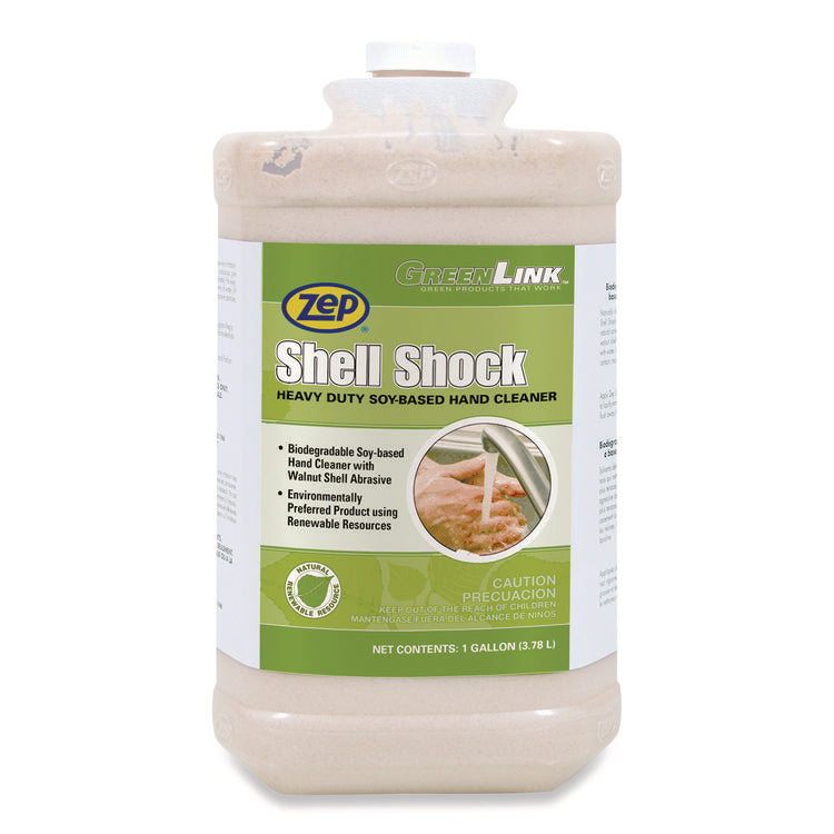 Shell Shock Heavy Duty Soy-Based Hand Cleaner, Cinnamon Scent, 1 gal, 4/Carton