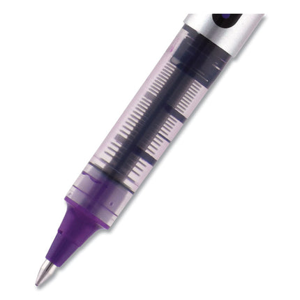 VISION Rollerball Pen, Stick, Fine 0.7 mm, Assorted Ink and Barrel Colors, 5/Pack