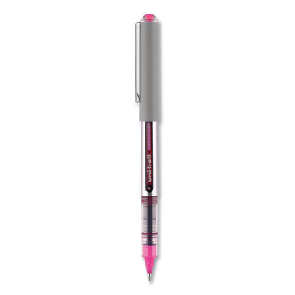 VISION Rollerball Pen, Stick, Fine 0.7 mm, Assorted Ink and Barrel Colors, 5/Pack