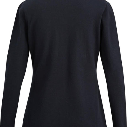 EDWARDS LADIES V-NECK LONG CARDIGAN
