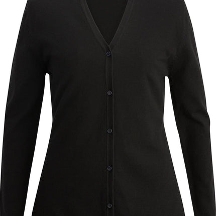 EDWARDS LADIES V-NECK LONG CARDIGAN