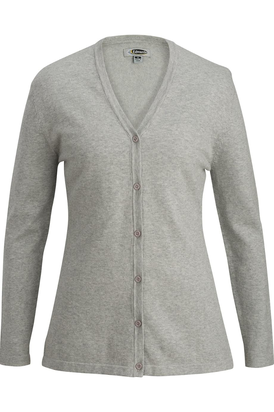 EDWARDS LADIES V-NECK LONG CARDIGAN