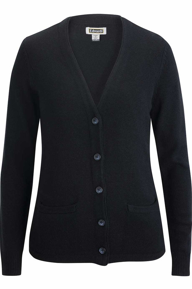 EDWARDS LADIES CARDIGAN WITH POCKETS