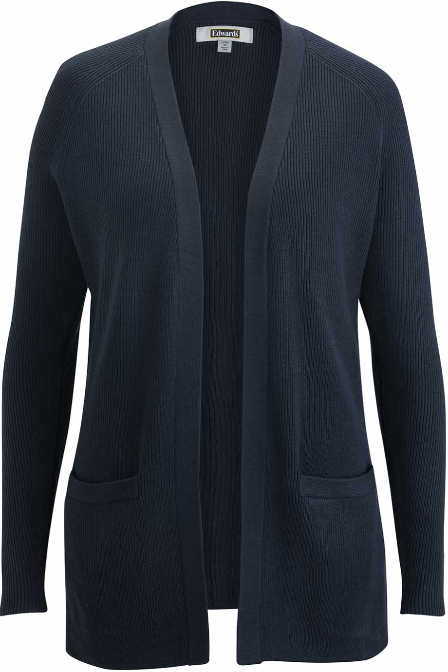 EDWARDS LADIES OPEN FRONT TUNIC CARDIGAN