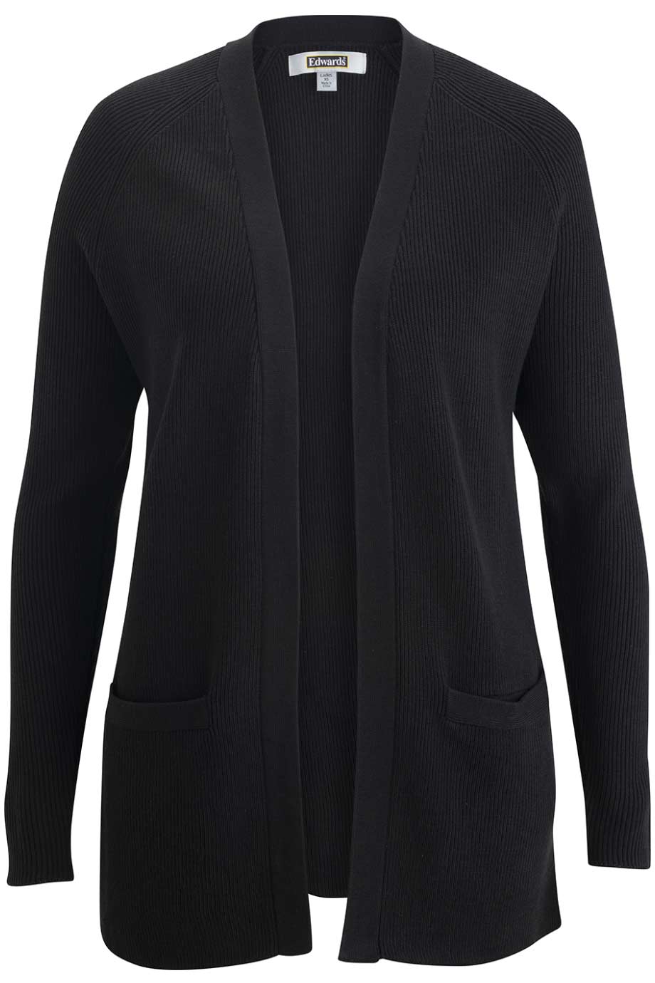 EDWARDS LADIES OPEN FRONT TUNIC CARDIGAN