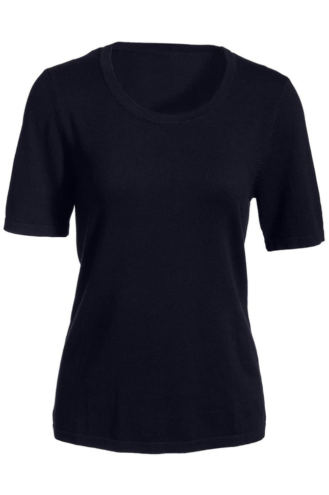 EDWARDS LADIES SHORT SLEEVE SCOOP NECK SWEATER