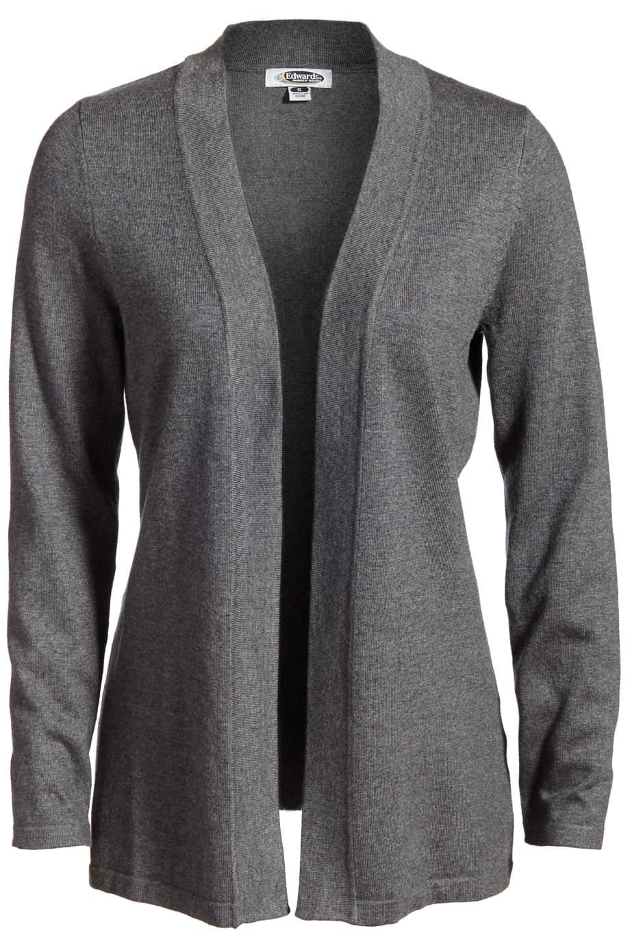 EDWARDS TRI BLEND LADIES OPEN CARDIGAN