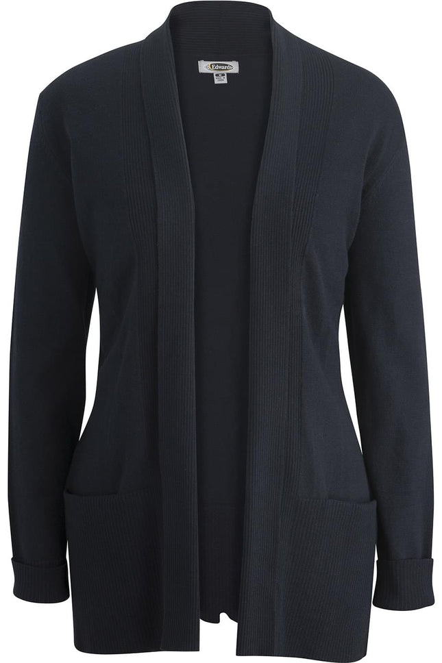 EDWARDS LADIES SHAWL COLLAR CARDIGAN SWEATER