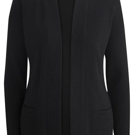 EDWARDS LADIES OPEN CARDIGAN ACRYLIC SWEATER