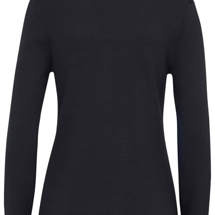 EDWARDS LADIES FULL ZIP V-NECK CARDIGAN SWEATER