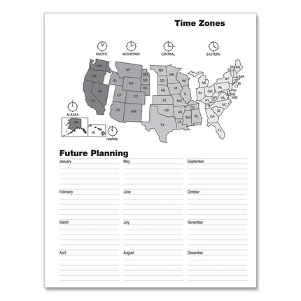Recycled Monthly 5-Year/62-Month Planner, 11 x 8.5, Black Cover, 62-Month: Dec 2024 to Jan 2030
